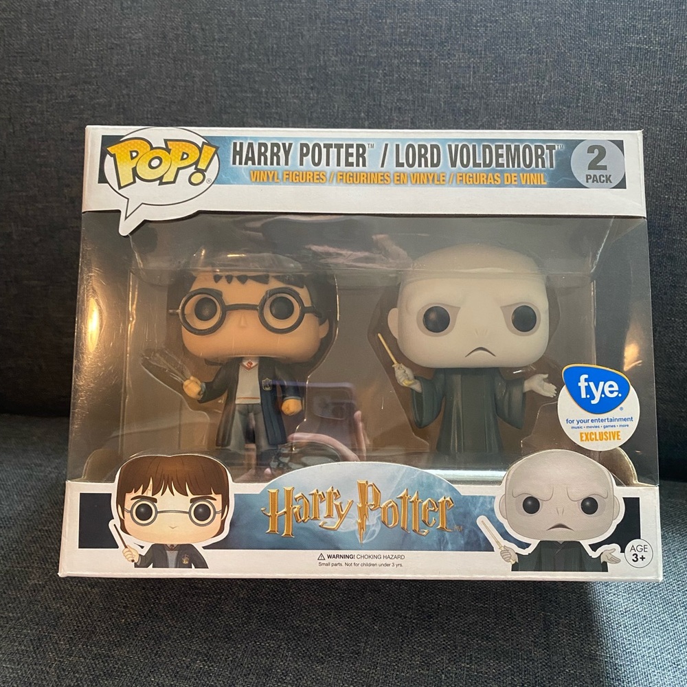 Funko Pop Harry Potter & Lord Voldemort Set F.Y.E. Exclusive
